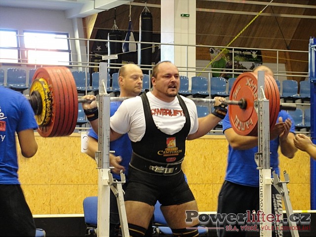 Vladimír Pop, dřep 310kg